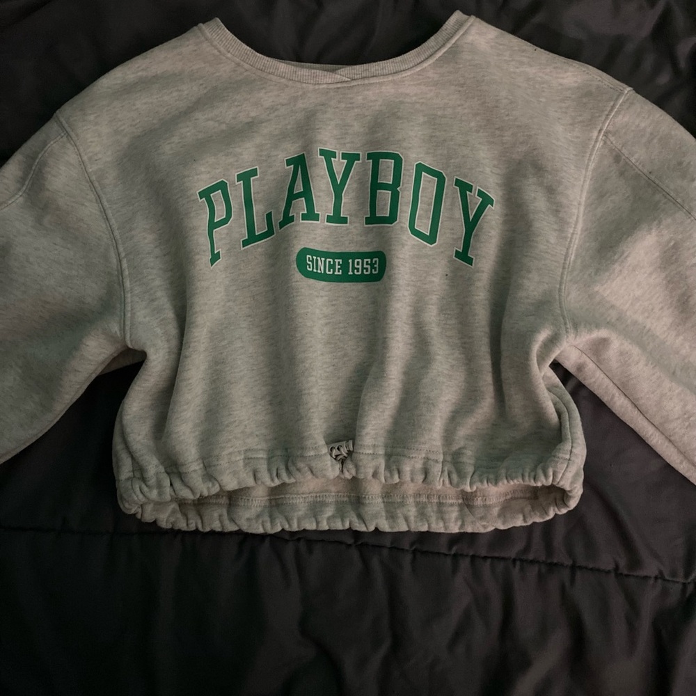 PLAYBOY Gray Crewneck